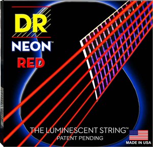 DR NEON Red Acoustic NRA-10