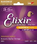 Струны Elixir 12-53 Phosphor Bronze Light для акустической гитары