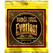 ERNIE BALL 2556 Everlast Coated 80/20 Bronze medium light 12-54